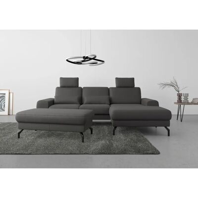 SIT & MORE Cinturo L-Form Sofa - Mikrofas, Recamiere, 4,5 Sitze SIT & MORE Cinturo L-Form Sofa - Mikrofas, Recamiere, 4,5 Sitze