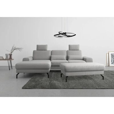 SIT & MORE Cinturo L-Form Sofa - Mikrofaser, Mega-Recamiere links, Modern SIT & MORE Cinturo L-Form Sofa - Mikrofaser, Mega-Recamiere links, Modern