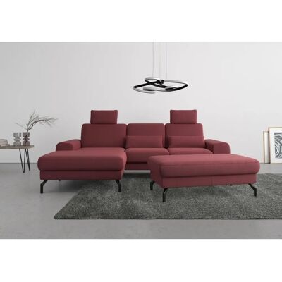 SIT & MORE Cinturo L-Form Sofa Bordeaux - L-förmiges Sofa SIT & MORE Cinturo L-Form Sofa Bordeaux - L-förmiges Sofa