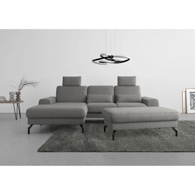 SIT & MORE Cinturo L-Form Sofa - Mega-Recamiere, Federkern, Hergestellt in Europa SIT & MORE Cinturo L-Form Sofa - Mega-Recamiere, Federkern, Hergestellt in Europa