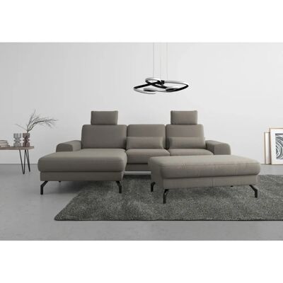 SIT & MORE Cinturo L-Form Sofa - L-Form Microfaser, links Recamiere, Made in Europe SIT & MORE Cinturo L-Form Sofa - L-Form Microfaser, links Recamiere, Made in Europe