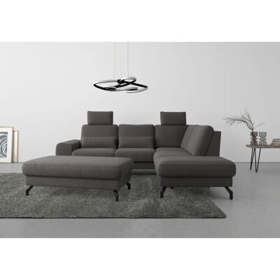 SIT & MORE Cinturo L-Form Sofa - Microfaser Euphoria - Ottomane rechts SIT & MORE Cinturo L-Form Sofa - Microfaser Euphoria - Ottomane rechts