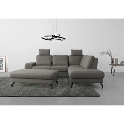 SIT & MORE Cinturo L-Form Sofa - Microfaser TORO - Ottomane rechts - Ecksofa SIT & MORE Cinturo L-Form Sofa - Microfaser TORO - Ottomane rechts - Ecksofa