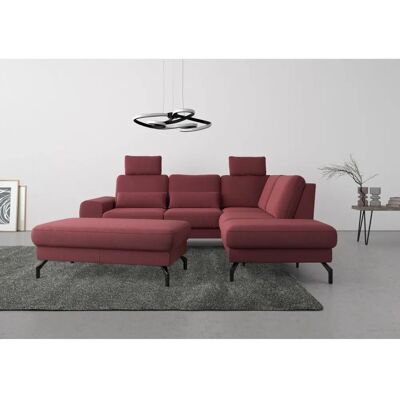 SIT & MORE Cinturo Ecksofa - Bordeaux - 260cm L-Form SIT & MORE Cinturo Ecksofa - Bordeaux - 260cm L-Form