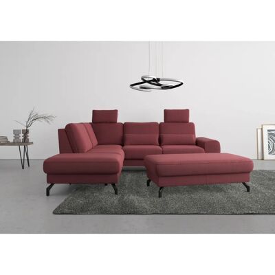 SIT&MORE Cinturo L-Form Sofa - Weiche Stoffbezug SIT&MORE Cinturo L-Form Sofa - Weiche Stoffbezug
