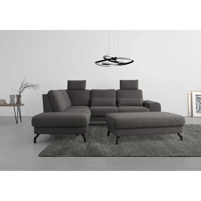 SIT & MORE Cinturo L-Form Sofa - Mikrofaser, Linke Ottomane, Made in Europe SIT & MORE Cinturo L-Form Sofa - Mikrofaser, Linke Ottomane, Made in Europe
