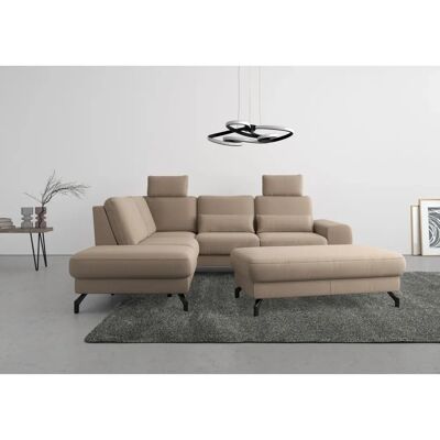SIT&MORE Cinturo Sofas - Grauschiefer - Ecksofa mit Sitztiefenverstellung SIT&MORE Cinturo Sofas - Grauschiefer - Ecksofa mit Sitztiefenverstellung