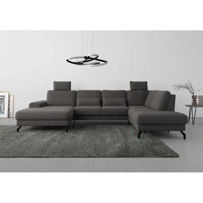 SIT & MORE Cinturo U-Form Sofa - U-Form, Microfaser, Recamiere, 45cm Sitzhöhe SIT & MORE Cinturo U-Form Sofa - U-Form, Microfaser, Recamiere, 45cm Sitzhöhe
