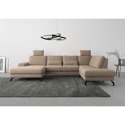 SIT & MORE Cinturo U-Form Sofa - Relax, Soft clean Stoff SIT & MORE Cinturo U-Form Sofa - Relax, Soft clean Stoff