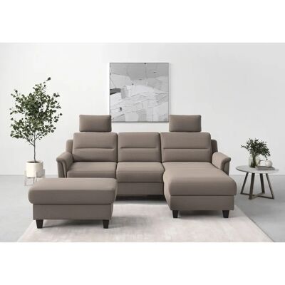 SIT&MORE Farö L-Form - Mikrofaser-Sofa mit Stauraum SIT&MORE Farö L-Form - Mikrofaser-Sofa mit Stauraum
