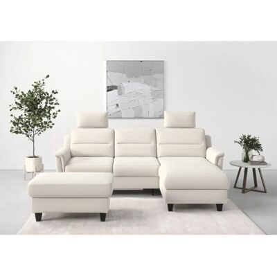 SIT&MORE Farö L-Form Couch - Mikrofaser, Bettfunktion, Stauraum SIT&MORE Farö L-Form Couch - Mikrofaser, Bettfunktion, Stauraum