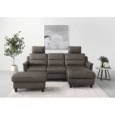 SIT&MORE Farö L-Form Sofa - Microfaser, Recamiere rechts SIT&MORE Farö L-Form Sofa - Microfaser, Recamiere rechts