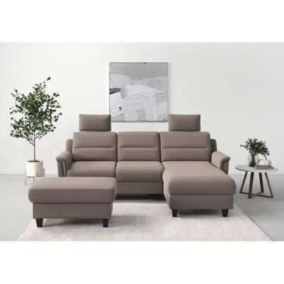 SIT&MORE Farö L-Form Mikrofaser Sofa - Recamiere, Bettfunktion, 234cm SIT&MORE Farö L-Form Mikrofaser Sofa - Recamiere, Bettfunktion, 234cm
