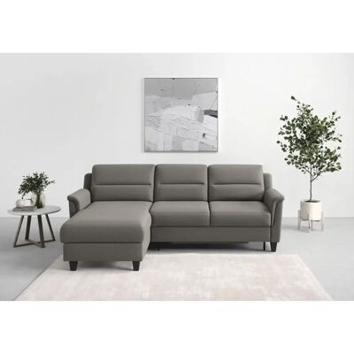SIT&MORE Farö L-Form Sofa - Microfaser, Bettfunktion, 234cm SIT&MORE Farö L-Form Sofa - Microfaser, Bettfunktion, 234cm