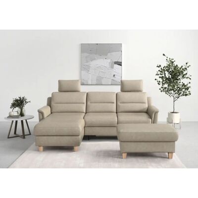 SIT & MORE Farö L-Form Microfaser Sofa - Bettfunktion & Stauraum SIT & MORE Farö L-Form Microfaser Sofa - Bettfunktion & Stauraum