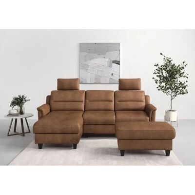 SIT & MORE Farö L-Form Sofa - Mikrofaser, Recamiere, Bettfunktion SIT & MORE Farö L-Form Sofa - Mikrofaser, Recamiere, Bettfunktion