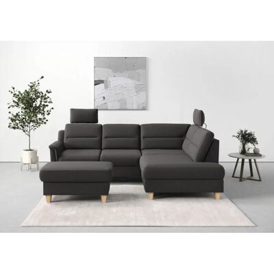 SIT & MORE Farö Microfaser Ecksofa - Grau - 251x90x187 cm SIT & MORE Farö Microfaser Ecksofa - Grau - 251x90x187 cm