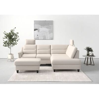 SIT&MORE Farö L-Form Sofa - Microfaser Euphoria - Grau SIT&MORE Farö L-Form Sofa - Microfaser Euphoria - Grau