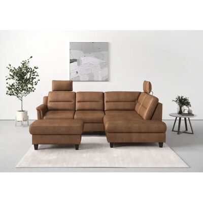 SIT & MORE Farö L-Form Microfaser Sofa - mit Bett & Stauraum SIT & MORE Farö L-Form Microfaser Sofa - mit Bett & Stauraum