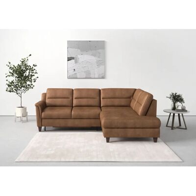 SIT & MORE Farö L-Form Microfaser-Sofa - Ottomane rechts - mit Stauraum SIT & MORE Farö L-Form Microfaser-Sofa - Ottomane rechts - mit Stauraum