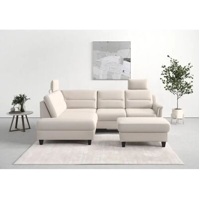 SIT & MORE Farö L-Form - Mikrofaser, Ottomane links, Stauraum - Sofa SIT & MORE Farö L-Form - Mikrofaser, Ottomane links, Stauraum - Sofa