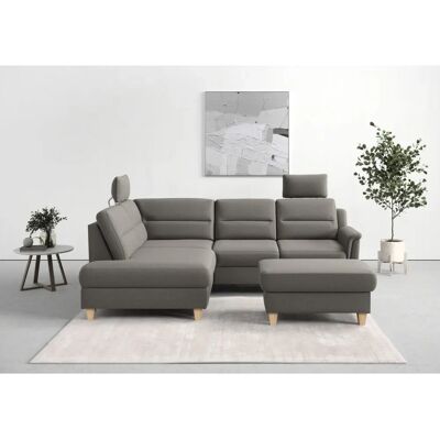 SIT & MORE Farö L-Form Mikrofaser-Sofa mit Ottomane links - Sofa SIT & MORE Farö L-Form Mikrofaser-Sofa mit Ottomane links - Sofa