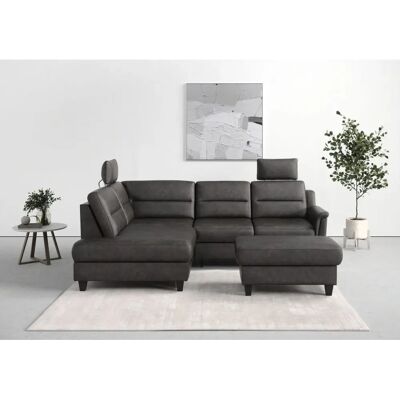SIT & MORE Farö L-Form Sofa - Microfaser, Grau SIT & MORE Farö L-Form Sofa - Microfaser, Grau
