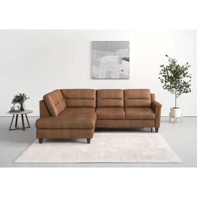SIT&MORE Farö L-Form Microfaser Sofa mit Bettfunktion - Gepolstert SIT&MORE Farö L-Form Microfaser Sofa mit Bettfunktion - Gepolstert