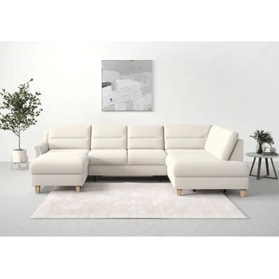 SIT & MORE Farö U-Form Microfaser Couch - Wohnzimmermöbel SIT & MORE Farö U-Form Microfaser Couch - Wohnzimmermöbel