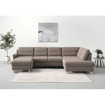 SIT & MORE Farö U-Form Sofa - Mikrofaser, Stauraum, 7,5 Sitze SIT & MORE Farö U-Form Sofa - Mikrofaser, Stauraum, 7,5 Sitze