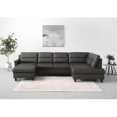 SIT & MORE Farö U-Form Sofa - Mikrofaser, Bettfunktion, Stauraum - 7,5 Sitze SIT & MORE Farö U-Form Sofa - Mikrofaser, Bettfunktion, Stauraum - 7,5 Sitze