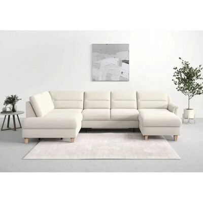 SIT & MORE Farö U-Form Microfaser Sofa mit Bettfunktion SIT & MORE Farö U-Form Microfaser Sofa mit Bettfunktion