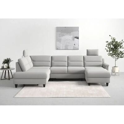 SIT & MORE Farö U-Form Sofa - Mikrofaser, Bettfunktion, Stauraum SIT & MORE Farö U-Form Sofa - Mikrofaser, Bettfunktion, Stauraum