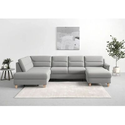 SIT & MORE Farö U-Form Sofa - Living Area with Bed Function SIT & MORE Farö U-Form Sofa - Living Area with Bed Function