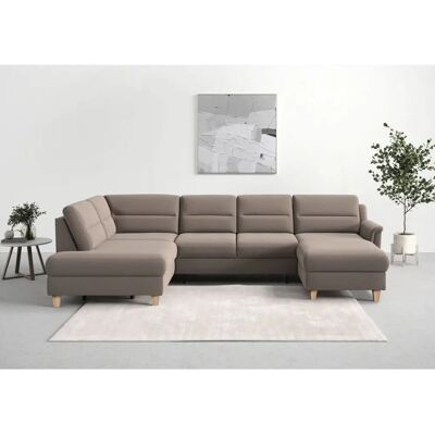 SIT & MORE Farö U-Form Microfaser Ecksofa mit Stauraum SIT & MORE Farö U-Form Microfaser Ecksofa mit Stauraum