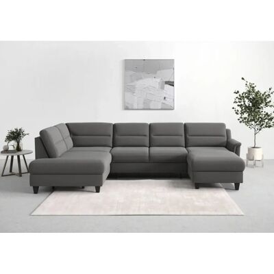 SIT&MORE Farö U-Form Sofa - Mikrofaserbezug SIT&MORE Farö U-Form Sofa - Mikrofaserbezug