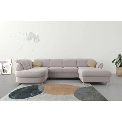 SIT & MORE Apulia U-Form Sofa - Samtoptik Stoff SIT & MORE Apulia U-Form Sofa - Samtoptik Stoff