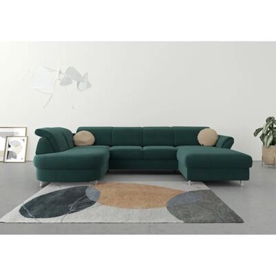 SIT & MORE Apulia U-Form Samtsofa - Wohnlandschaft SIT & MORE Apulia U-Form Samtsofa - Wohnlandschaft