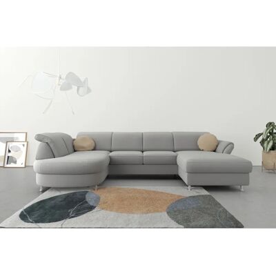 SIT&MORE Apulia U-Form Microfaser Sofa - Wohnlandschaft SIT&MORE Apulia U-Form Microfaser Sofa - Wohnlandschaft