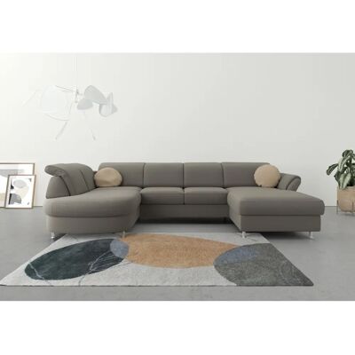 SIT&MORE Apulia U-Form Microfaser Euphoria - Sofa SIT&MORE Apulia U-Form Microfaser Euphoria - Sofa