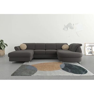 SIT & MORE Apulia U-Form Mikrofaser-Sofa - Wohnzimmermöbel SIT & MORE Apulia U-Form Mikrofaser-Sofa - Wohnzimmermöbel