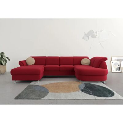 SIT & MORE Apulia U-Form Samtsofa - U-Form Wohnzimmer SIT & MORE Apulia U-Form Samtsofa - U-Form Wohnzimmer