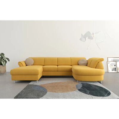 SIT&MORE Apulia U-Form Sofa - Polyester, 7 Sitze SIT&MORE Apulia U-Form Sofa - Polyester, 7 Sitze
