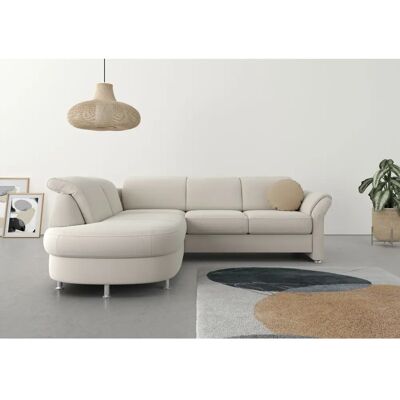 SIT & MORE Apulia L-Form Sofa - Weiche Struktur, Beige SIT & MORE Apulia L-Form Sofa - Weiche Struktur, Beige