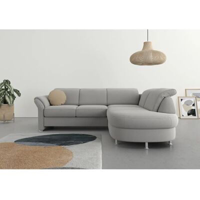 SIT & MORE Apulia L-Form Sofa - L-Form Polyester Couch SIT & MORE Apulia L-Form Sofa - L-Form Polyester Couch