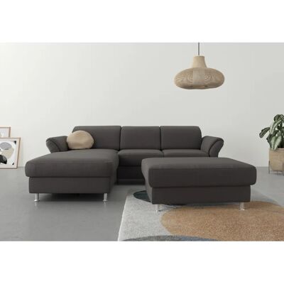 SIT & MORE Apulia L-Form Sofa - Mikrofaser, Recamiere links, Gepolsterter Rücken SIT & MORE Apulia L-Form Sofa - Mikrofaser, Recamiere links, Gepolsterter Rücken