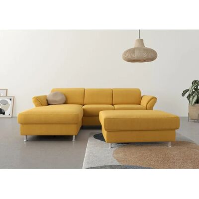 SIT & MORE Apulia L-Form Senfgelb Stoffsofa - Sofa SIT & MORE Apulia L-Form Senfgelb Stoffsofa - Sofa