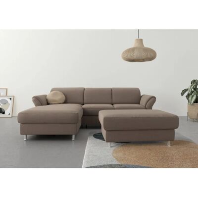 SIT & MORE Apulia L-Form Sofa - Weiches Stoff, Bettfunktion, 250 cm SIT & MORE Apulia L-Form Sofa - Weiches Stoff, Bettfunktion, 250 cm