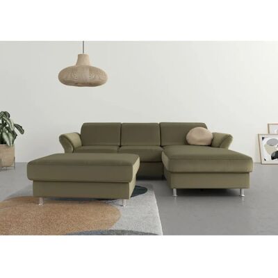 SIT & MORE Apulia L-Form Samt-Ecksofa - Sofa SIT & MORE Apulia L-Form Samt-Ecksofa - Sofa