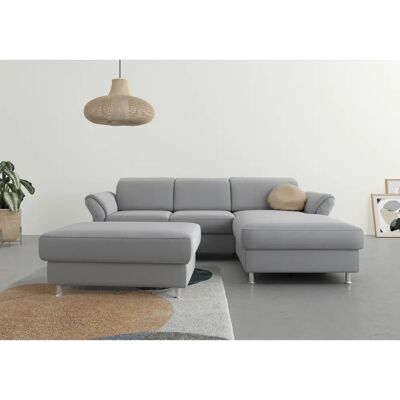 SIT & MORE Apulia L-Form Sofa - L-Form, Samtoptik, Recamiere rechts - Sofa SIT & MORE Apulia L-Form Sofa - L-Form, Samtoptik, Recamiere rechts - Sofa